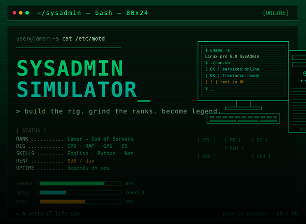 Sisadmin Simulator