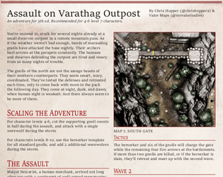 Mapvember Day 20: Assault on Varathag Outpost  