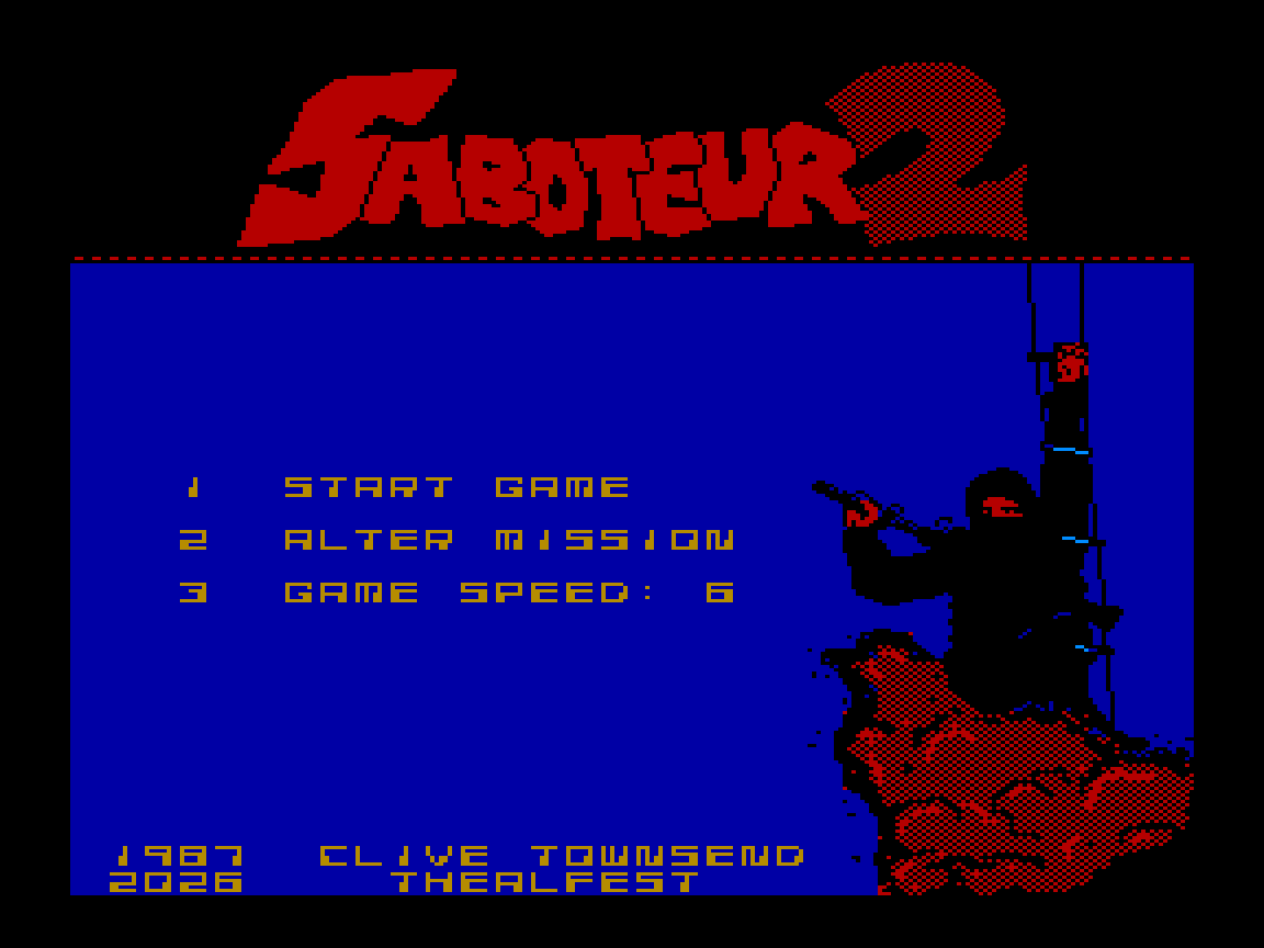 Cover image for Saboteur 2 [Vector 06C Z80]