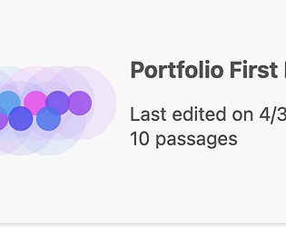 Portfolio First Draft 23