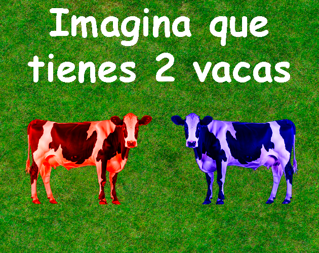 Cover image for Imagina que tienes 2 vacas