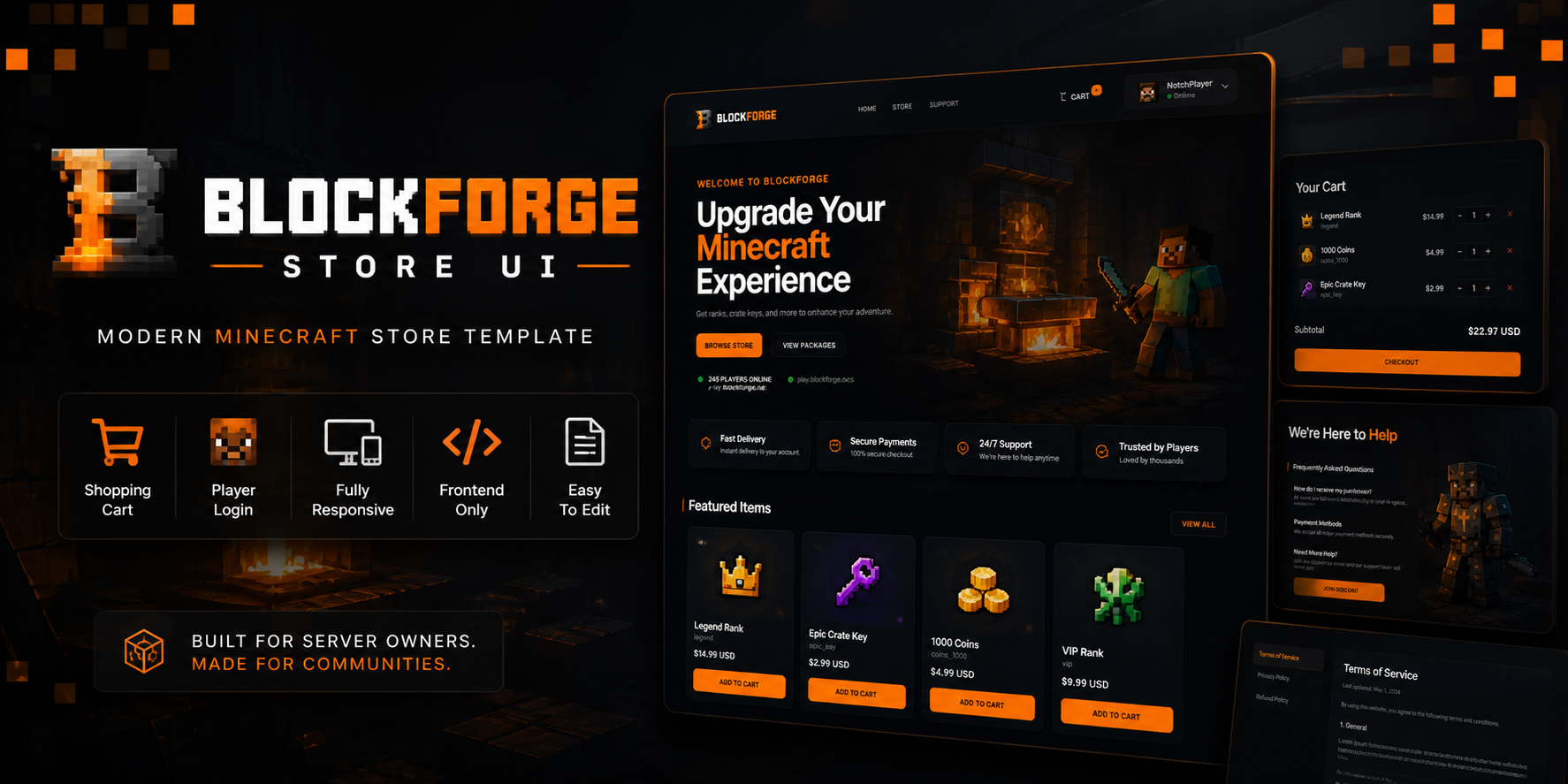 BlockForge Store UI