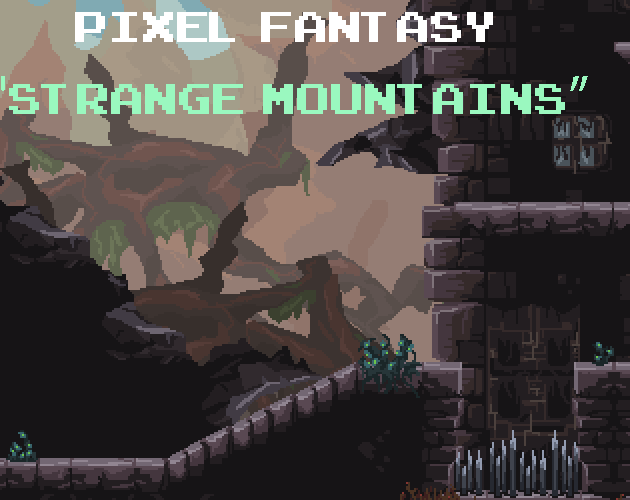 Pixel Fantasy Strange Mountains