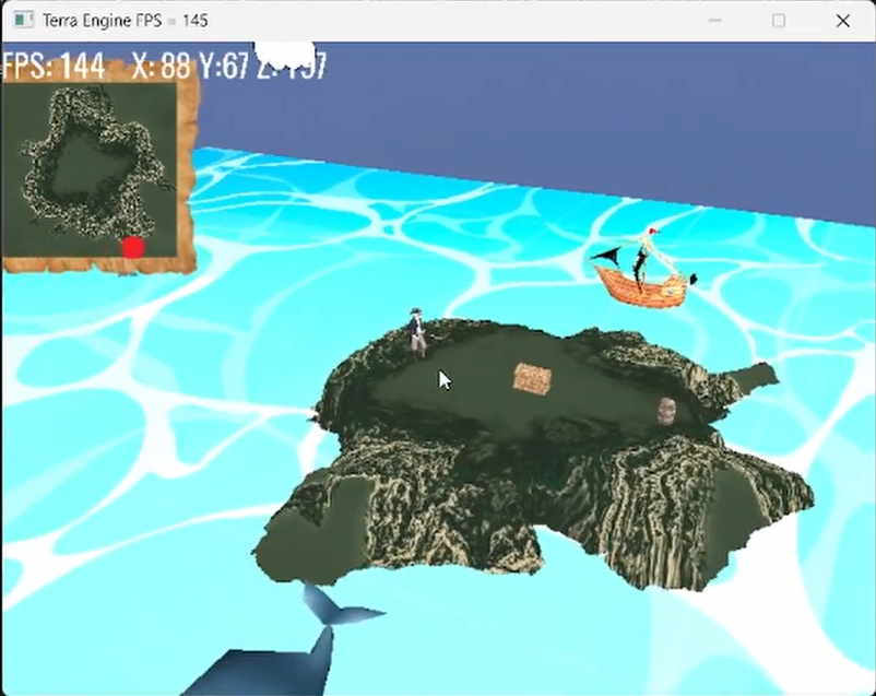 The Battle For Pirate Island (Game Engine Architecture Module)