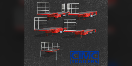 Cover image for FS25 CIMC Flatdeck Trailers