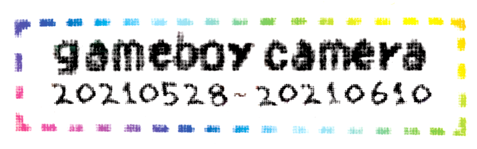 game boy camera 20210528 - 20210610