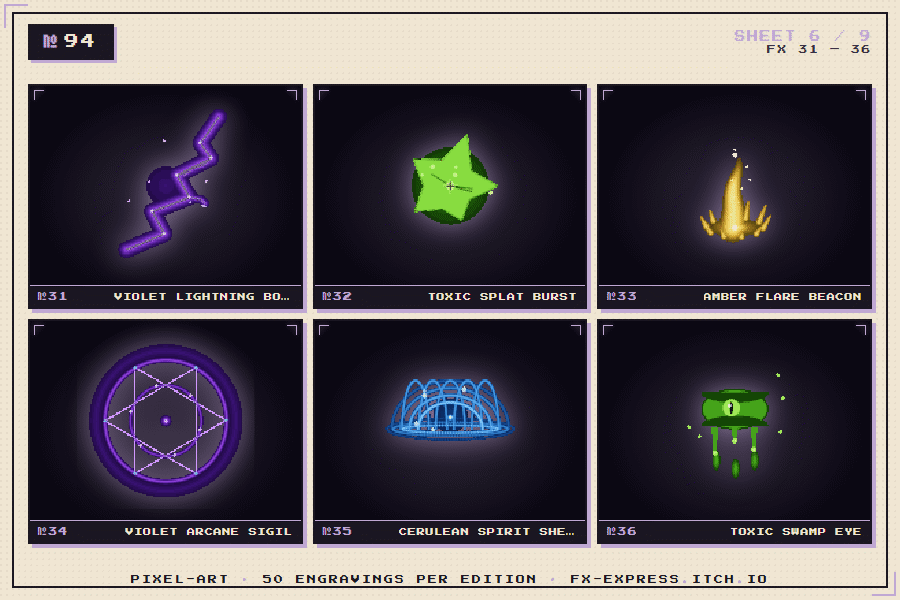 Fx Effects Pixel Art - 256x256 | 128x128 | 64x64 | 32x32 - #94 by FX ...