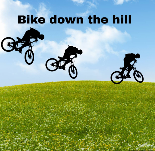 bike down the hill! READ THE DESCRIPTION!!!