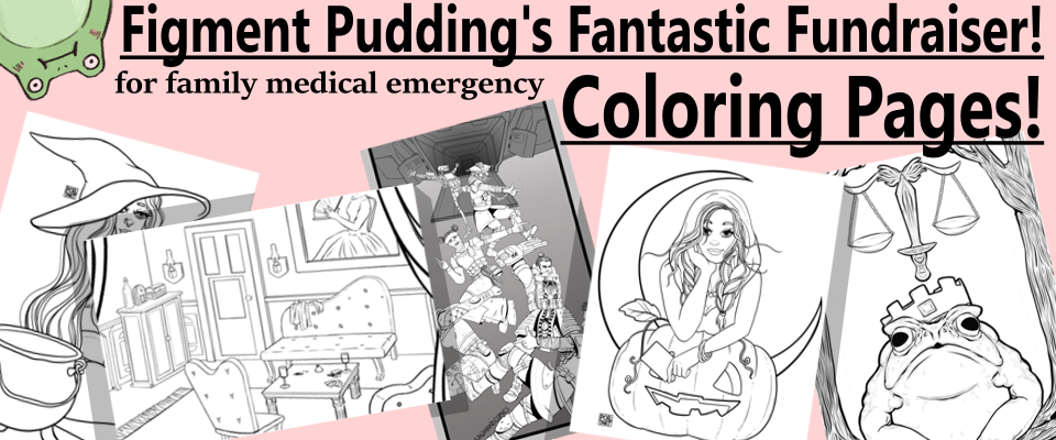 Coloring Pages for Fig's Fantastic Fundraiser!