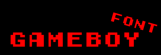 Gameboy Font