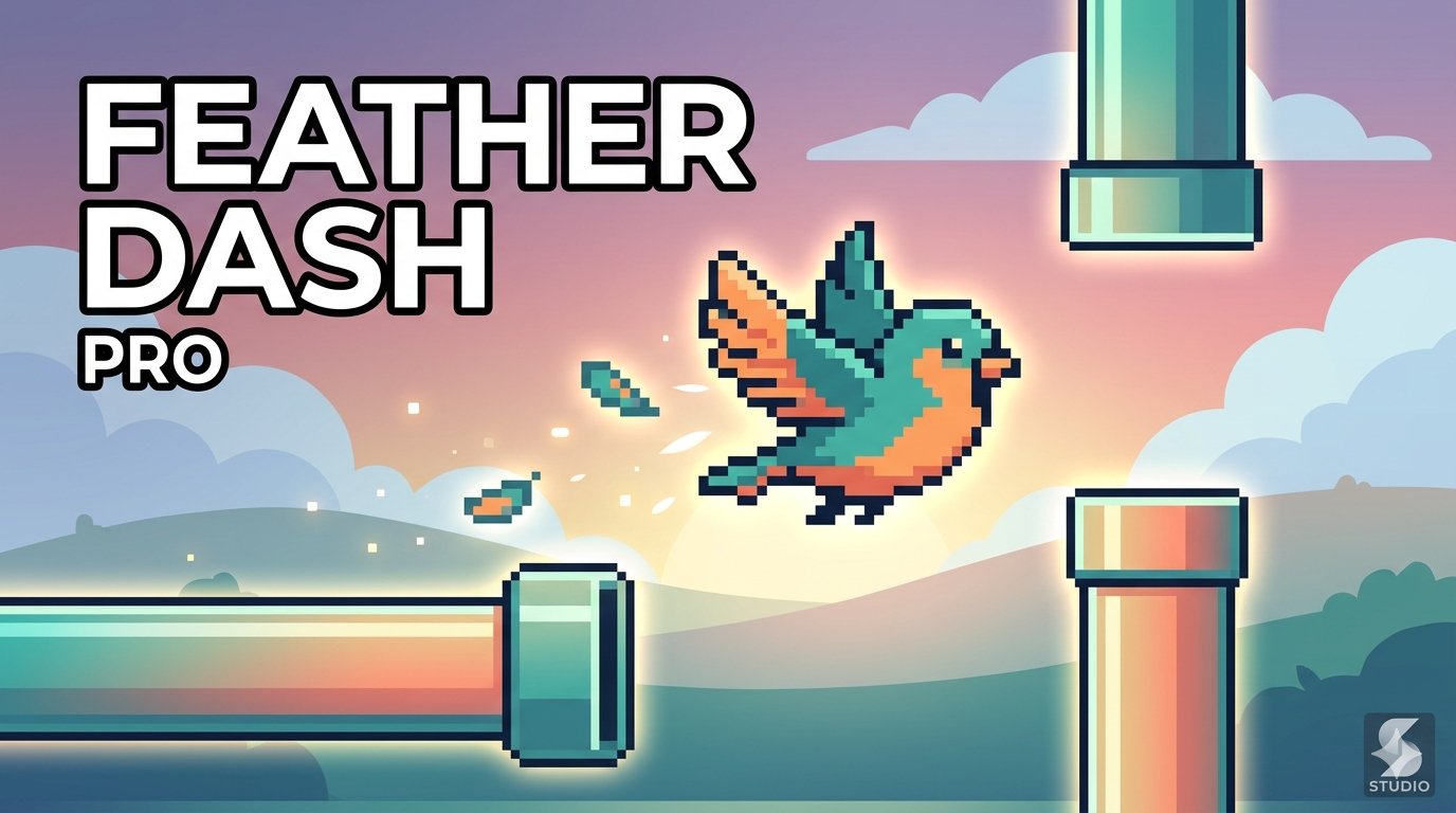 Feather Dash Pro – Addictive Flappy Bird Style Arcade Game by Dev369
