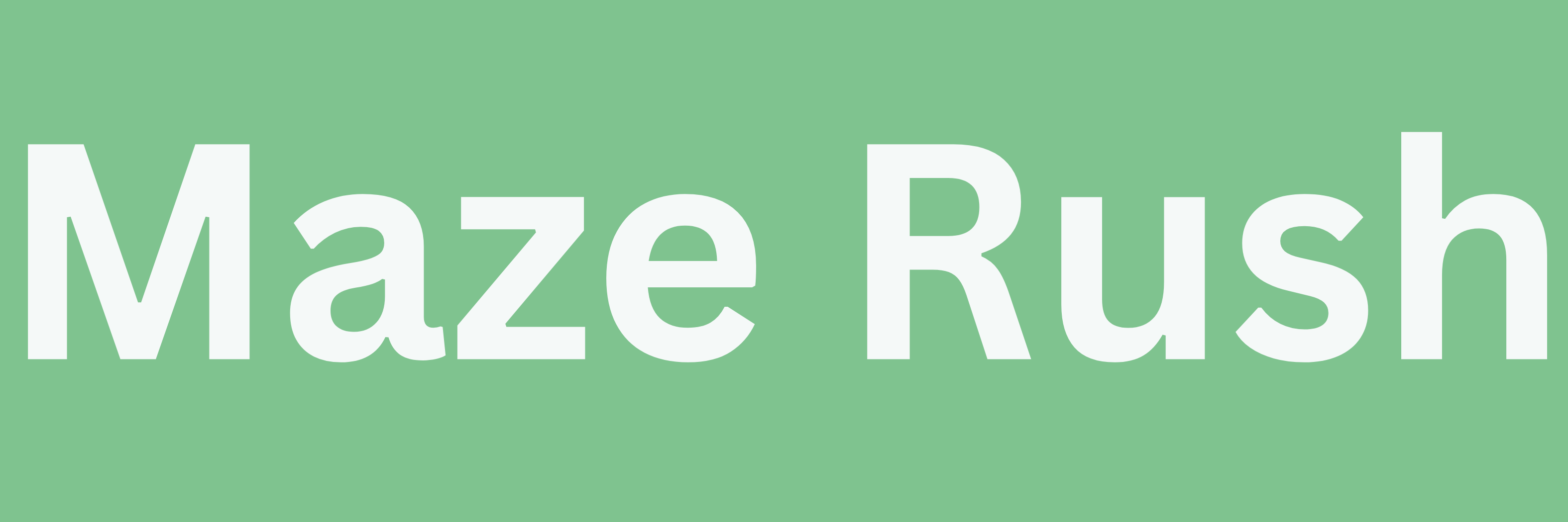 Maze Rush