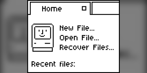 Cover image for Aseprite Apple Macintosh Sytem 1 Theme