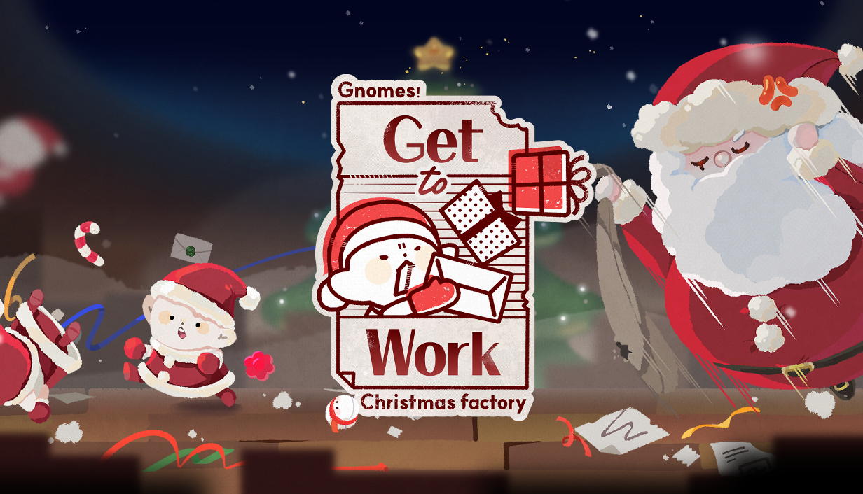 Cover image for Get to Work, Gnomes! Christmas Factory