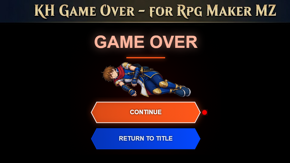 KH Game Over - for Rpg Maker MZ