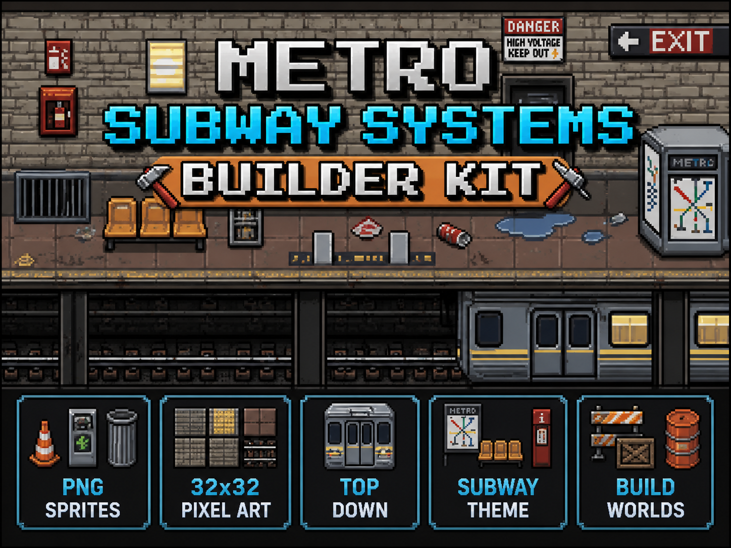 Metro World Builder Kit – Subway Systems by MutterPixel Studio