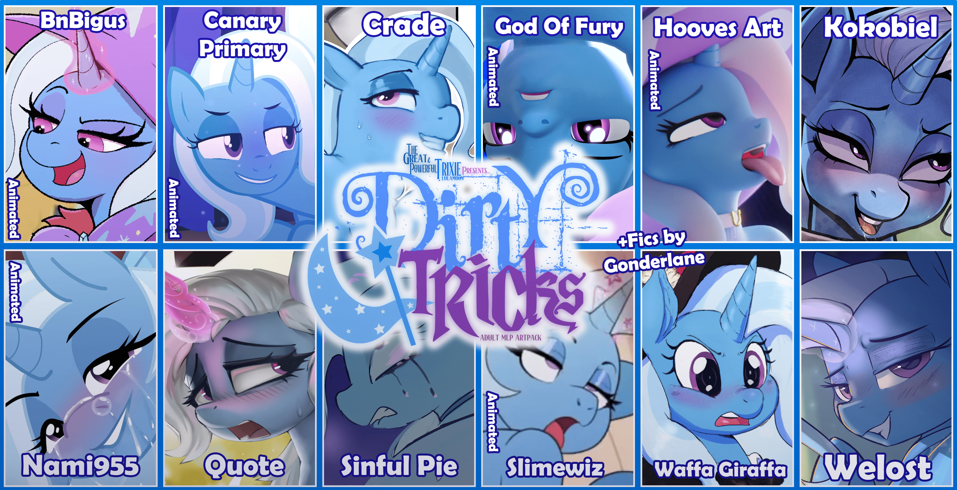 Cover image for Dirty Tricks: A Trixie Artpack