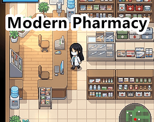 Modern Pharmacy Pixel Art Tileset Pack cover art