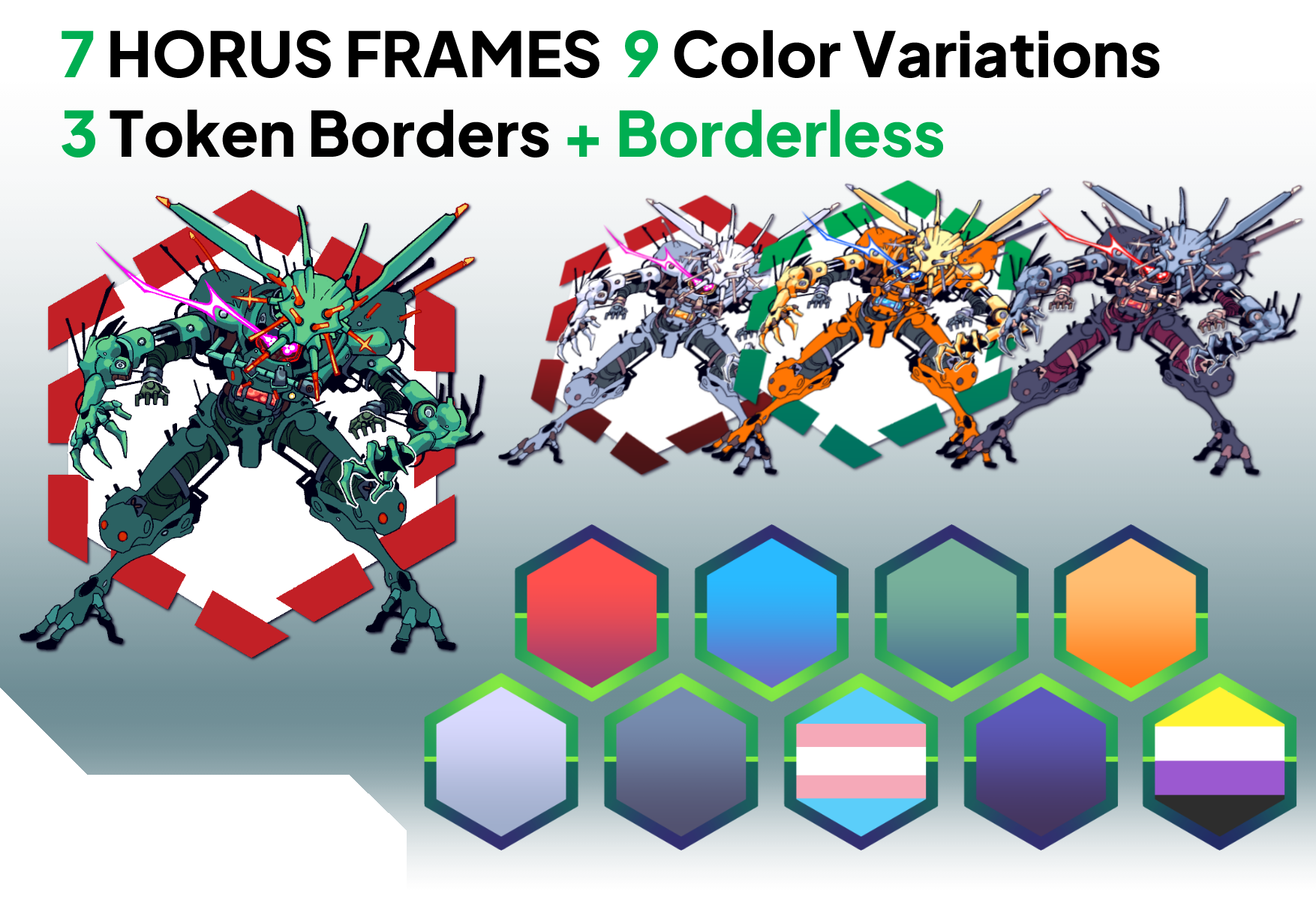Hen's LANCER Tokens [//HORUS ESSENTIALS] by Hen