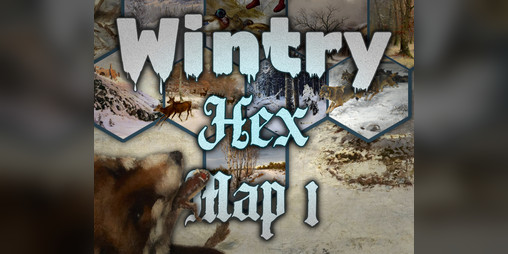 Cover image for Wintry Hex Map #1