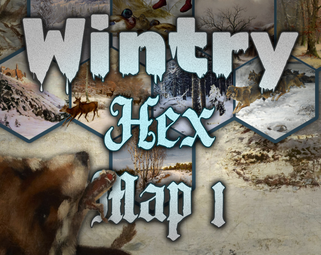 Wintry Hex Map #1