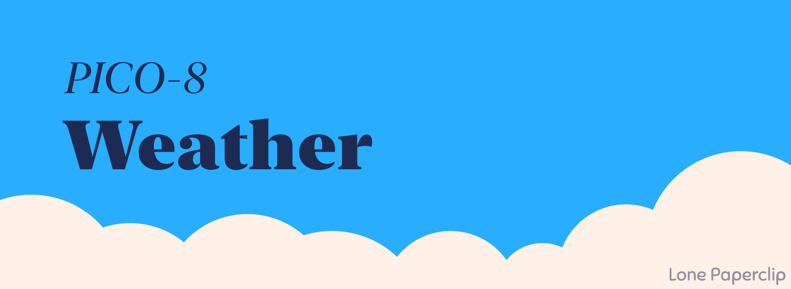 Pico-8 weather
