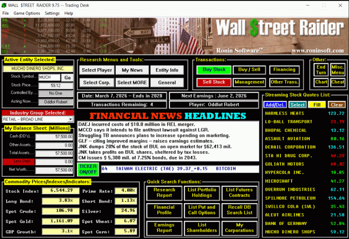 Wall Street Raider CLASSIC v9.85