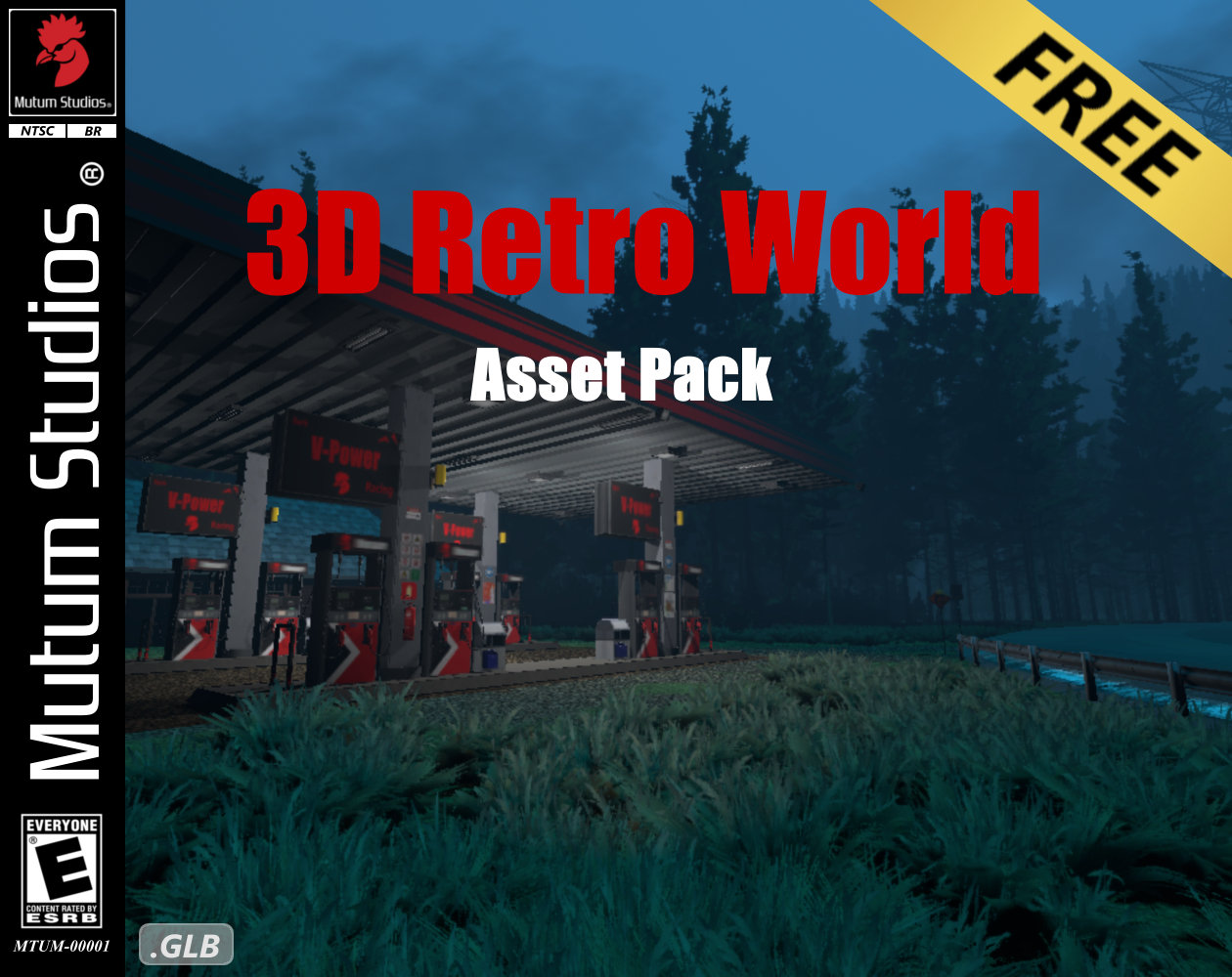 FREE - 3D Retro World