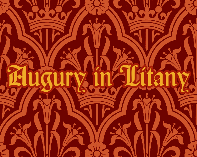Cover image for Augury in Litany