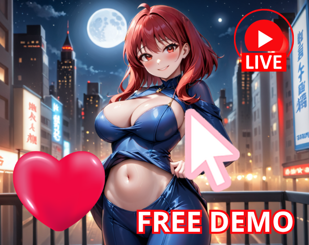 Cover art for Hentai Clicker: Mila is streaming 🔴🔞 by Sexy Baguette Studio — adult visual novel