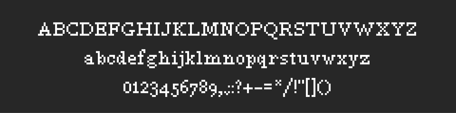 Pixel Font - DANDELON