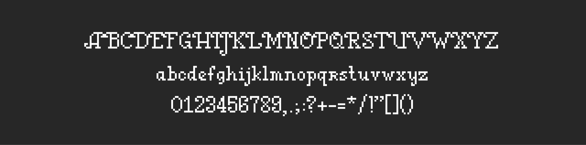 Pixel Font - TELEFONT