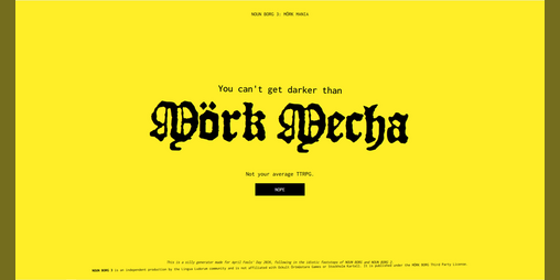 Cover image for Mörk Mecha