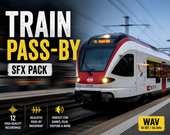 Train Pass-by SFX Pack by celestialsound