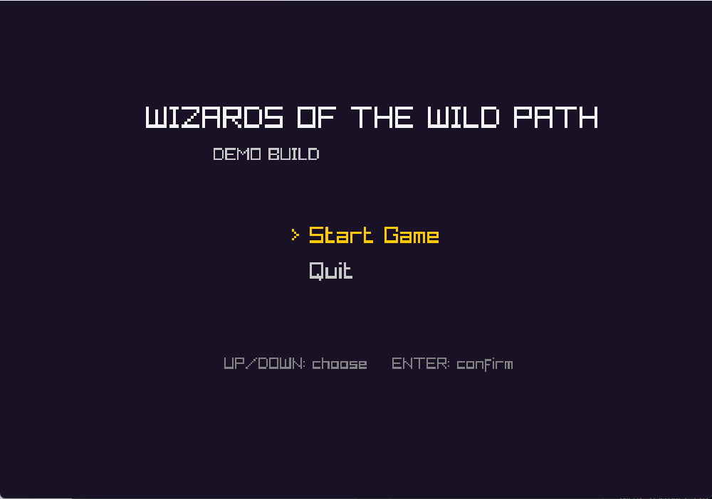 Wizards of the Wild Path Demo