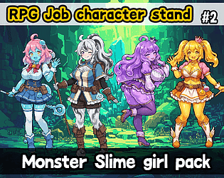 RPG Job Character pack Vol.2 Monster Slime Girl
