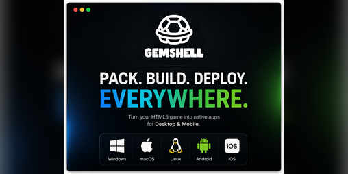 Cover image for GemShell – Build & ship games (Steam & Mobile-ready)