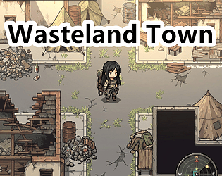 Post‑Apocalyptic Wasteland Town Pixel Art Tileset cover art
