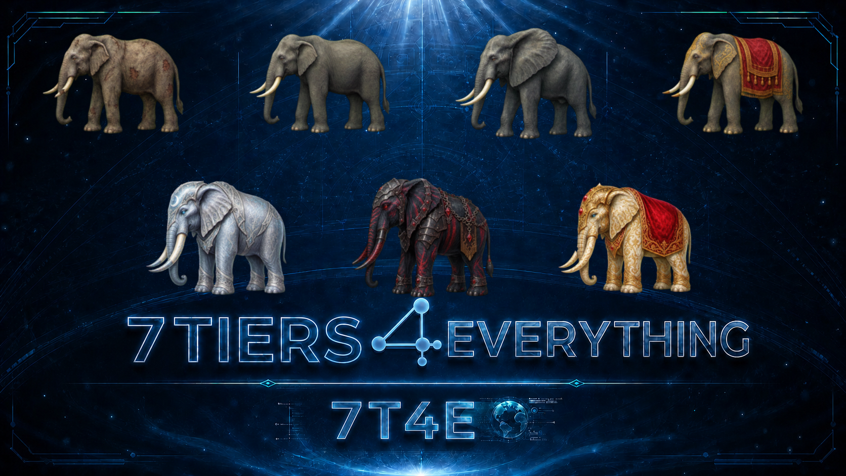 7T4E - Elephants Alternative Set