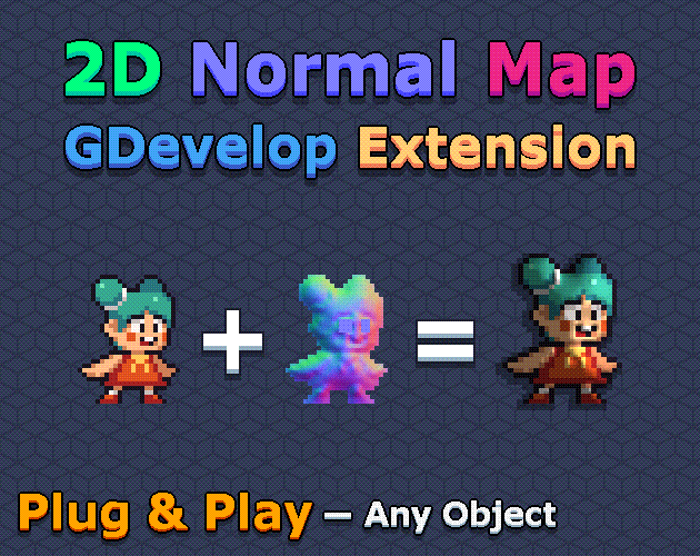 2D Normal Map Extension (+Example) by VegeTato