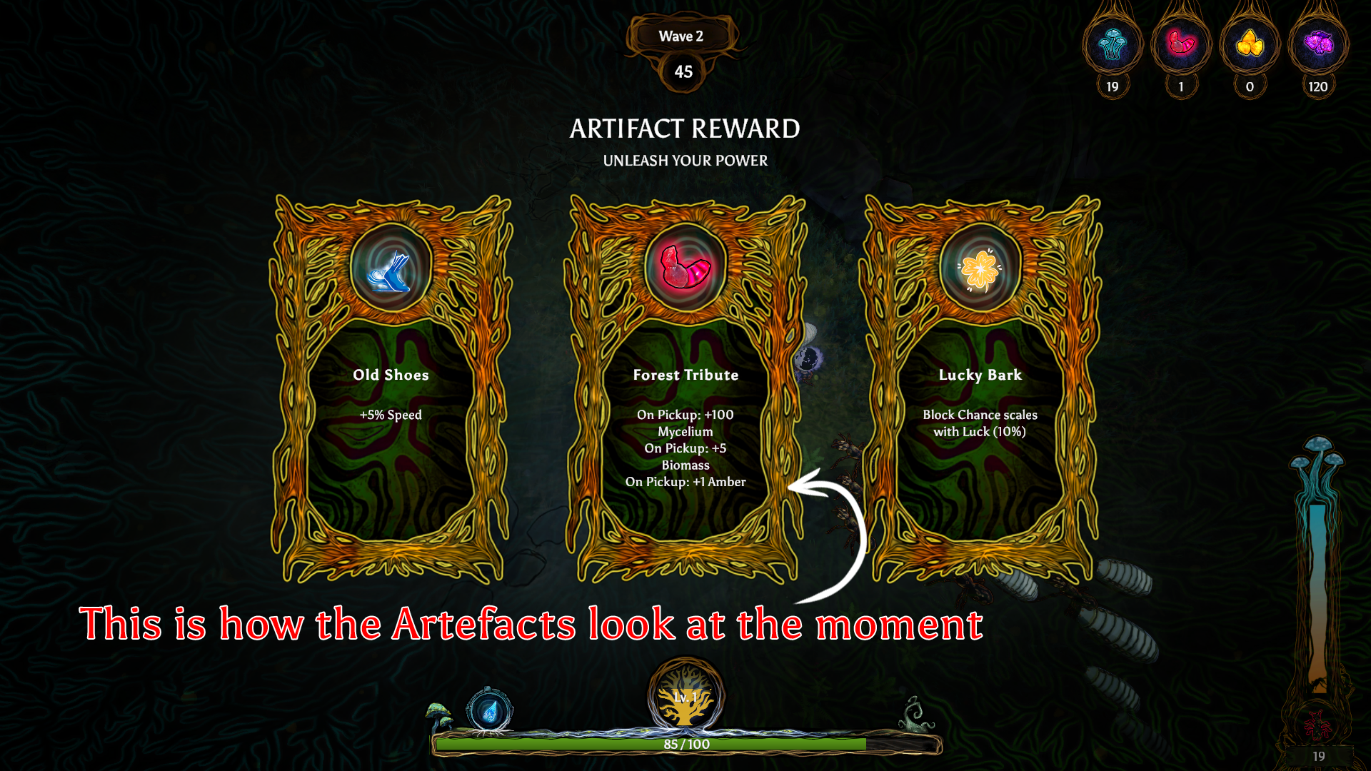 Update v0.3.16 - Artifacts, Skill Progression & Events! - Mycofall ...