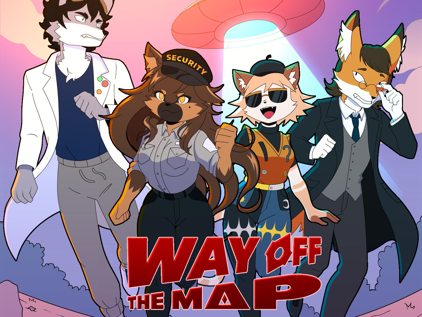 Cover art for WAY OFF THE MAP by NIGHTSHIFTSTUDIO — adult visual novel