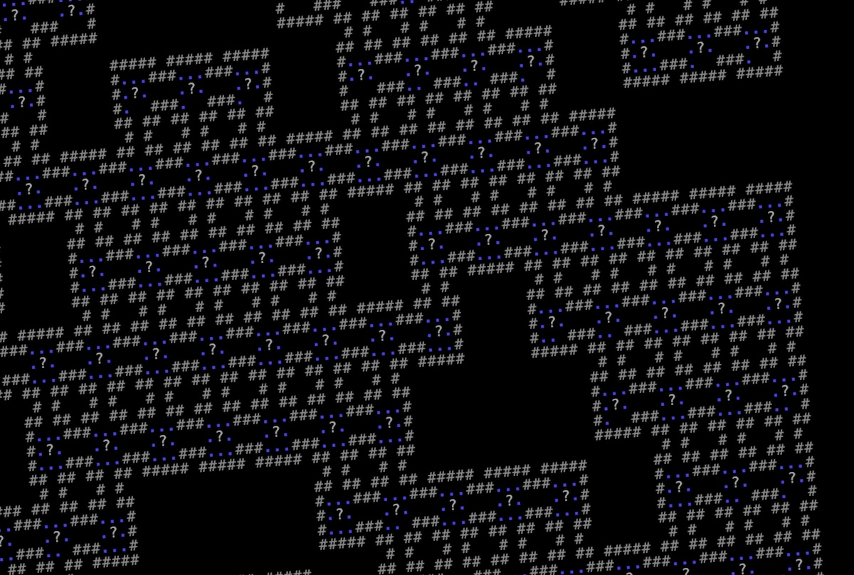 A full crossword as a dungeon A full crossword as a dungeon
