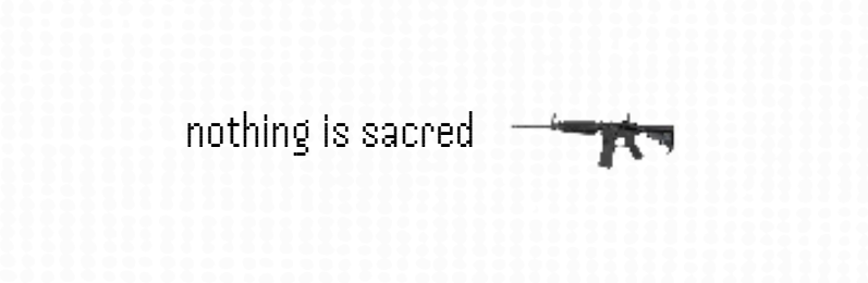 nothing is sacred