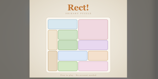 Cover image for Rect! - A Shikaku Puzzle
