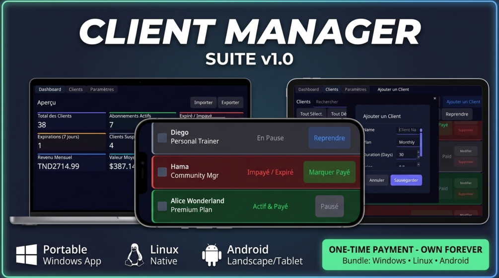SnapManager : The Anti-SaaS Dashboard (Lifetime Access) Client manager