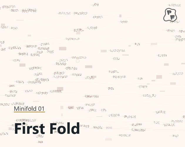 Cover image for Minifold 01: First Fold