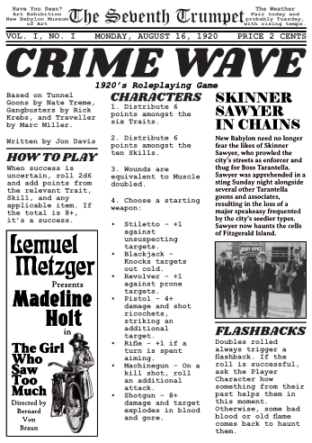Crime Wave Page 1