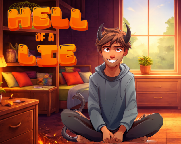 Cover image for Hell of a lie