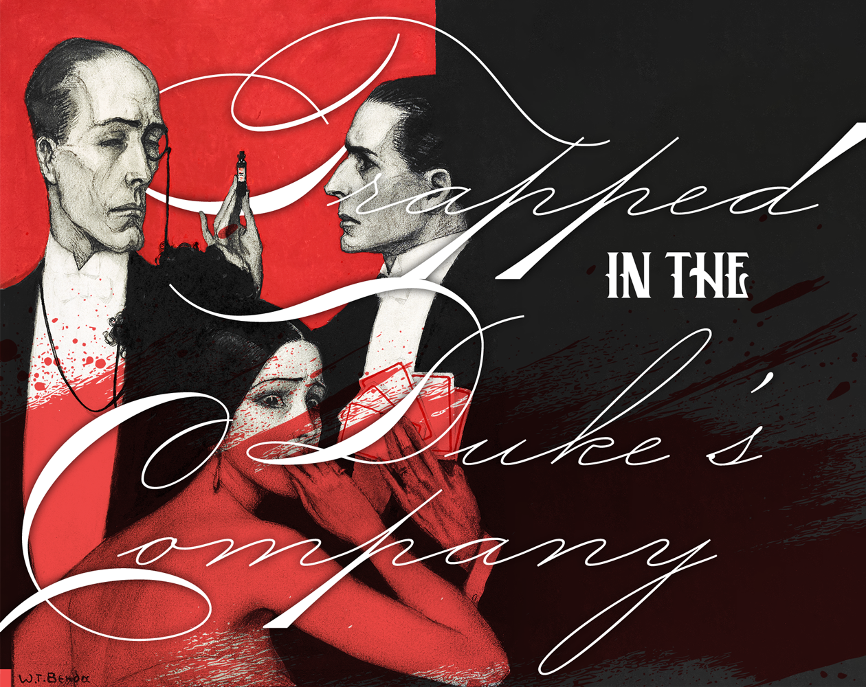 Cover image for Trapped in the Duke's Company